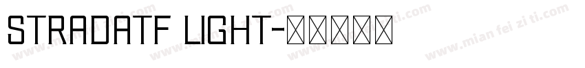 StradaTF Light字体转换